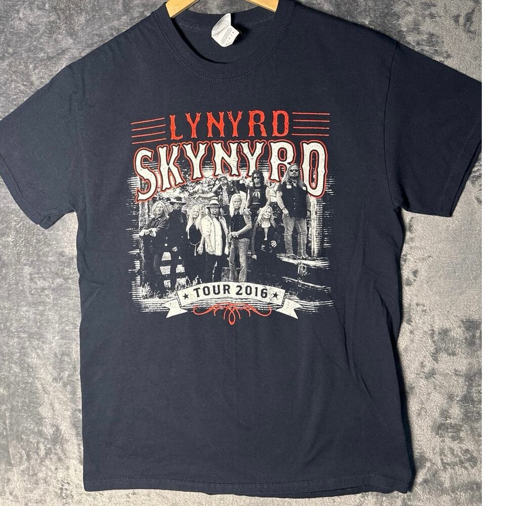 Band x Lynyrd Skynyrd Official Merch 2016 Tour T Shirt Men’s Medium Black